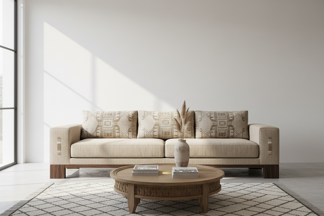 canapé Marocain beige moderne