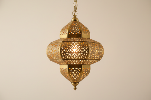 LUMINAIRE MAROCAIN EN LAITON